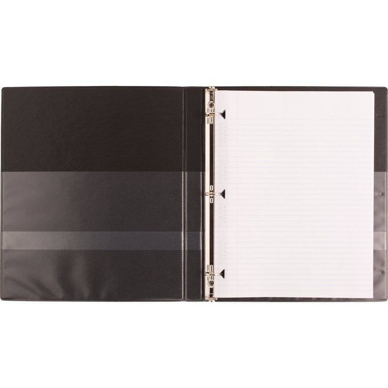 0.5" Ring Binder Clear View Black - up & up™