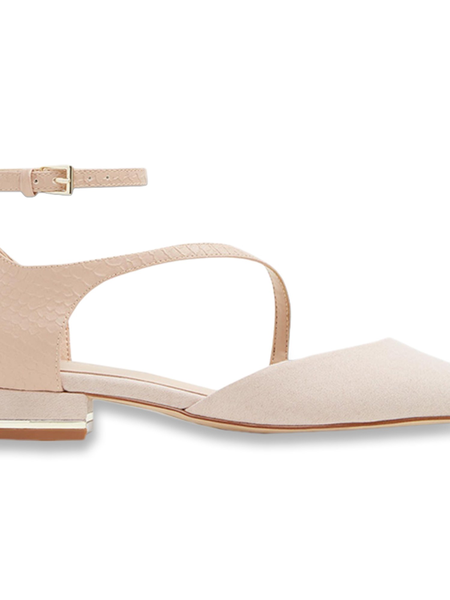 Aldo Women's Beige Ankle Strap Sandals