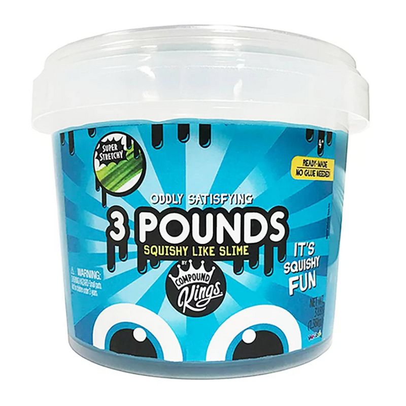 Compound Kings Oddly Satisfying Bucket Neon Blue Slime - 3lb