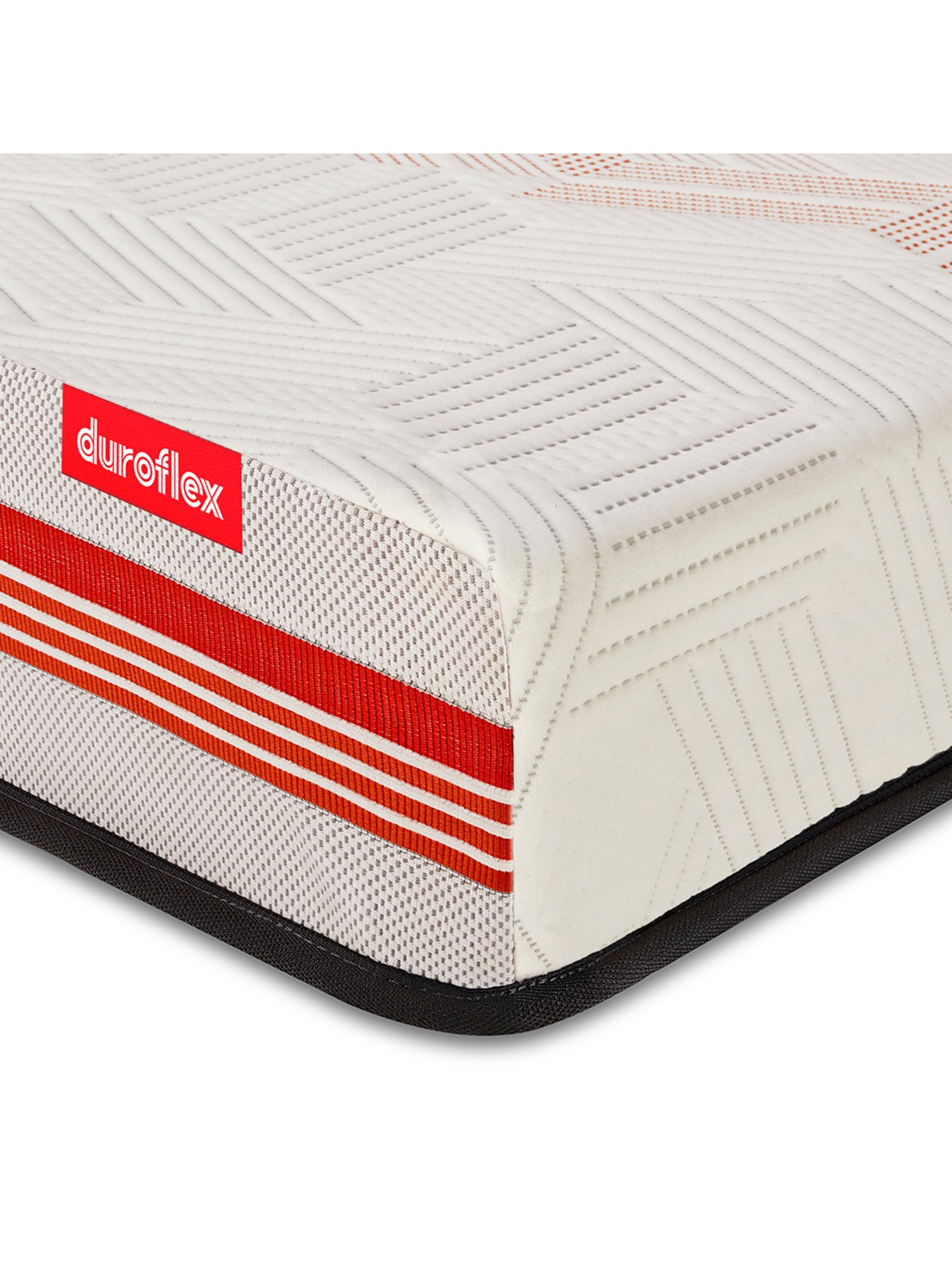 Duroflex Quboid Cream Foam Qube Cell Mattress - Queen Size (75 in. L x 60 in. W)