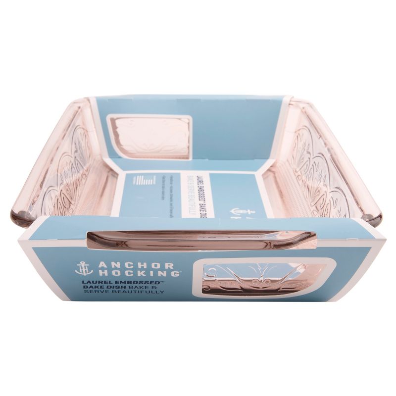 Anchor Hocking Laurel 3qt Rosewater Bake Dish