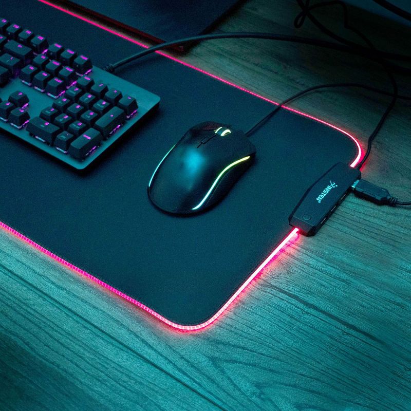 Lenovo Legion M200 RGB Gaming Mouse-WW - Optical - Cable - Black - USB - 2400 dpi - Scroll Wheel - 5 Button(s) - Symmetrical