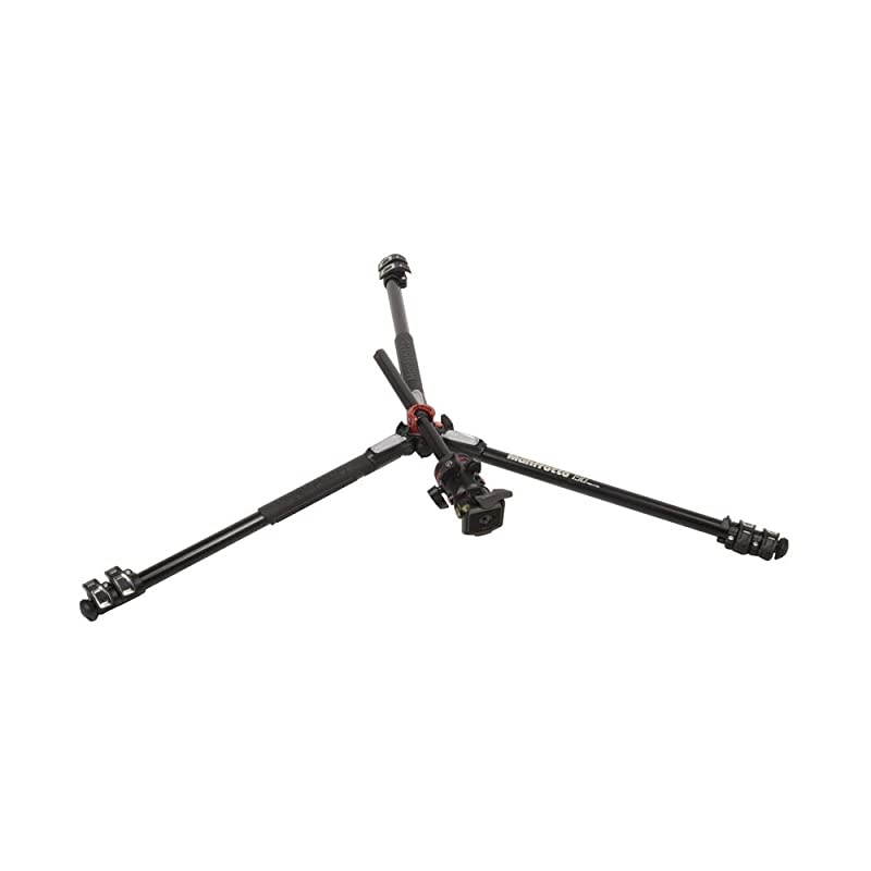 190XPRO Aluminum 3-Section Tripod Kit with Ball Head (MK190XPRO3-BHQ2),Black