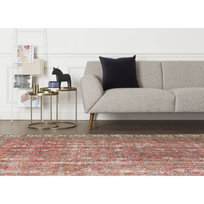 6'4"x10' Vintage One-of-a-Kind Orsolino Rug Pink - Revival Rugs