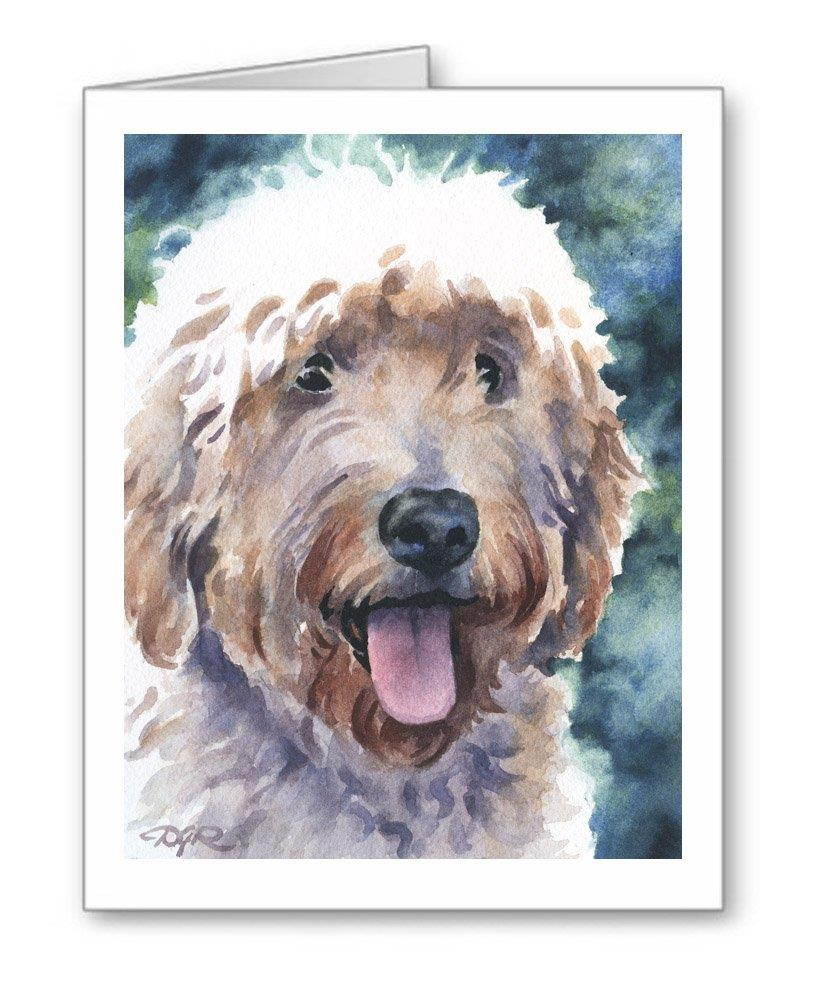 Goldendoodle - Set of 10 Note Cards With Envelopes