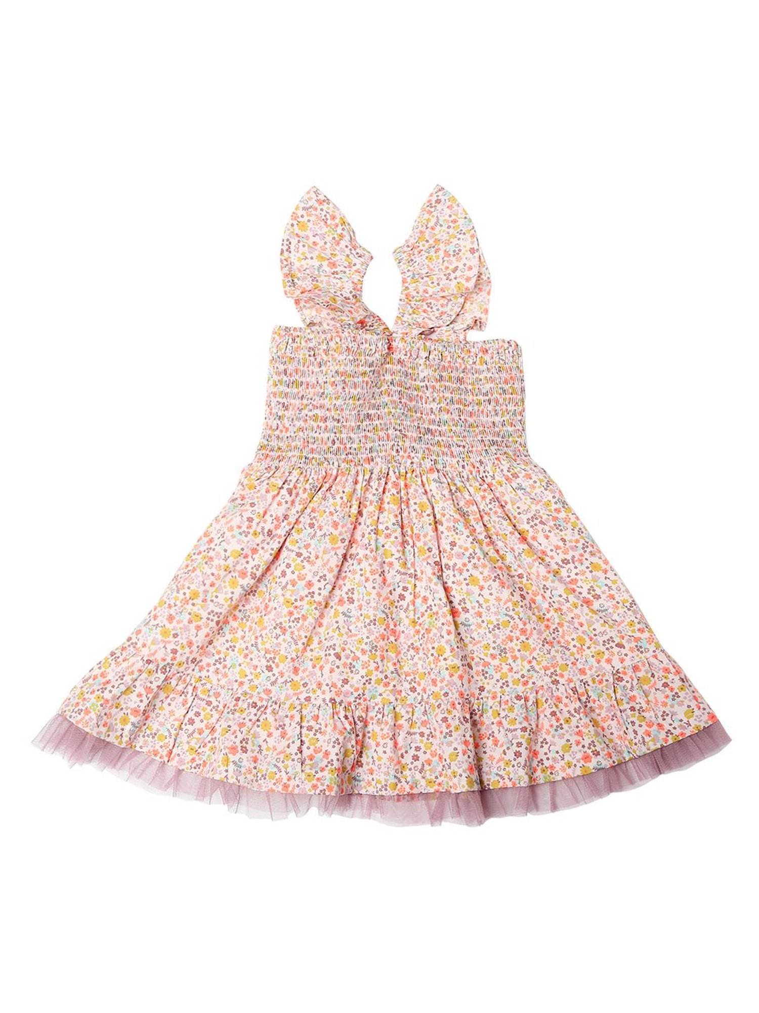 Mee Mee Kids Multicolor Floral Print Dress