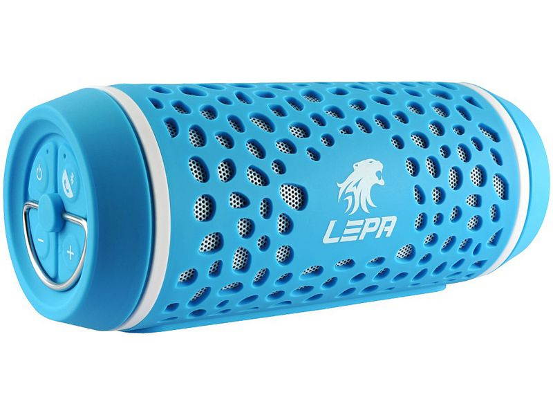 LEPA BTS02-BL 2.0 Speaker System - 8 W RMS - Wireless Speaker(s) - Portable - Battery Rechargeable - Blue