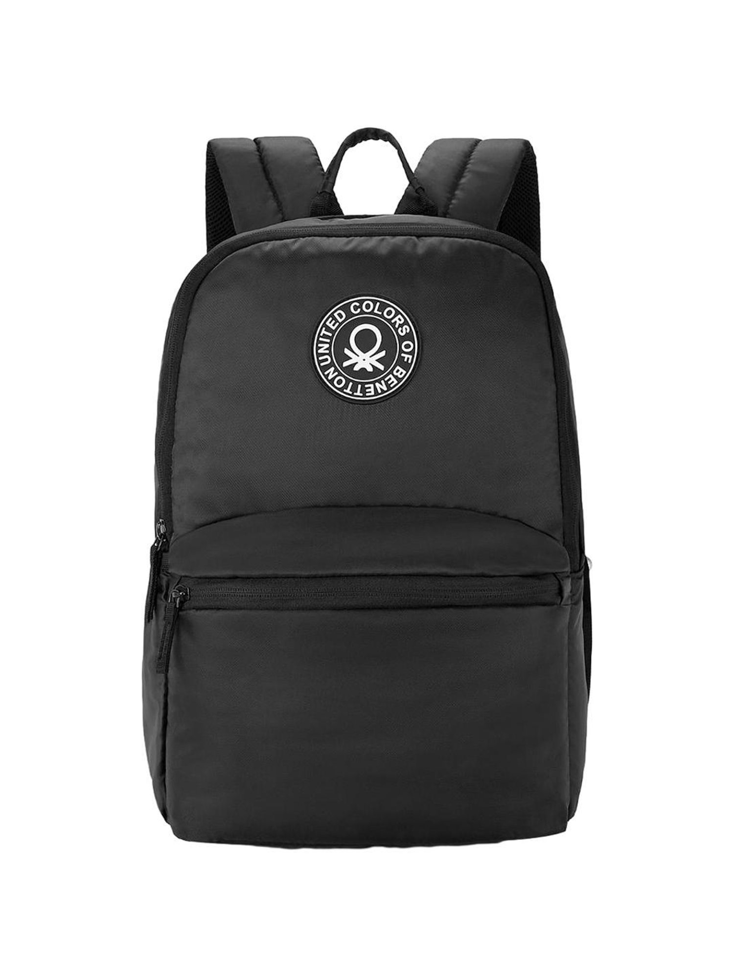 United Colors of Benetton Max 18 Ltrs Black Medium Laptop Backpack