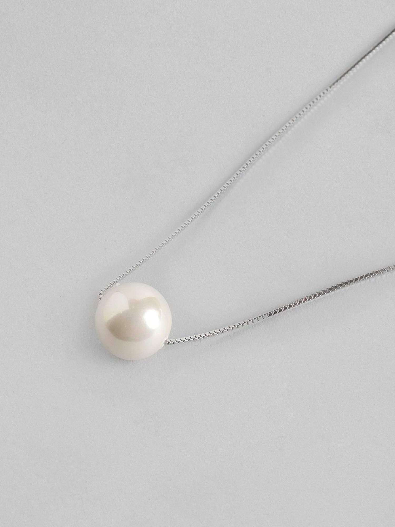 Ornate Jewels 92.5 Sterling Silver Red Ruby Necklace for Women