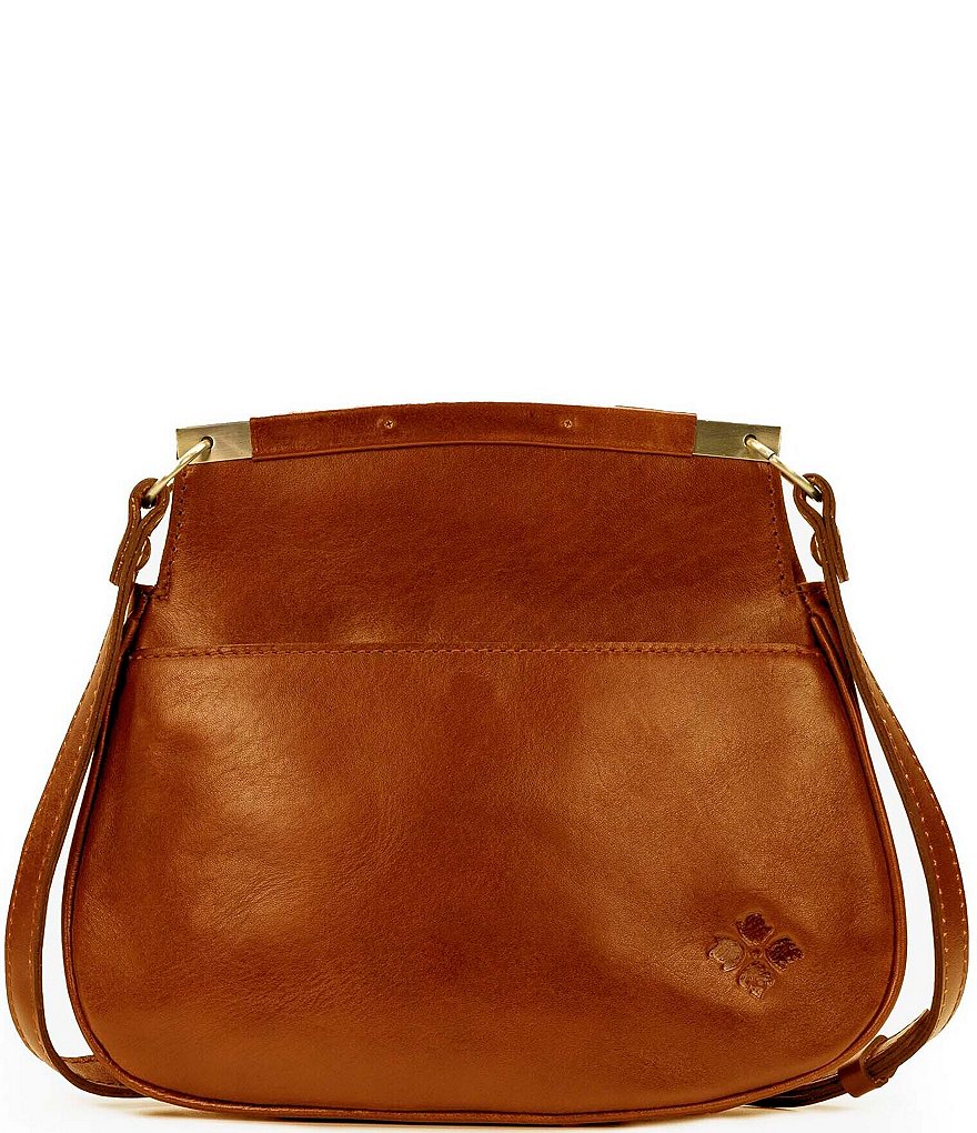 Patricia Nash Hand Cut Tan Collection Veneto Floral Crossbody Bag