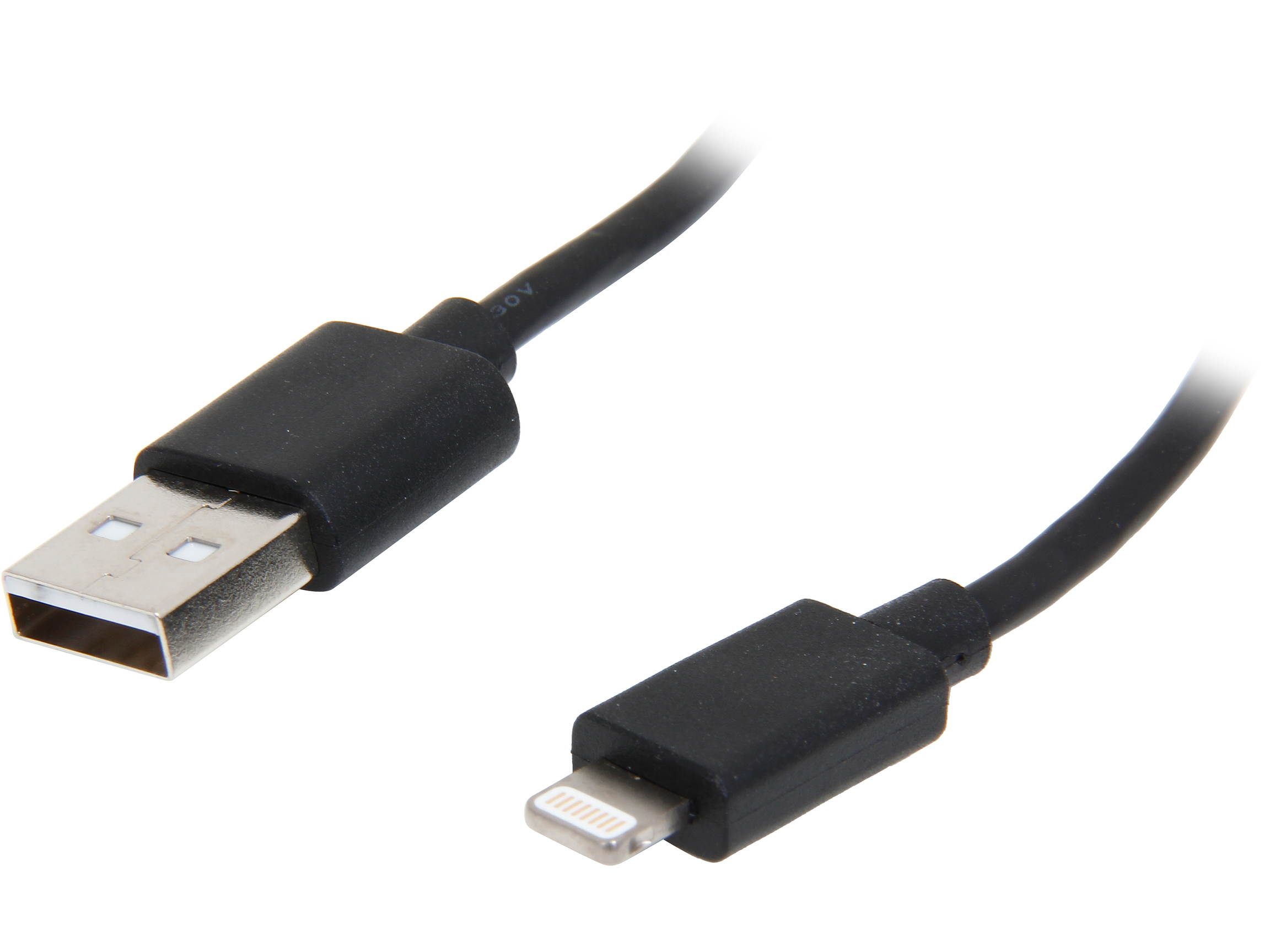 VisionTek 900784 Black Lightning to USB Black 1 Meter Cable - 5 Pack