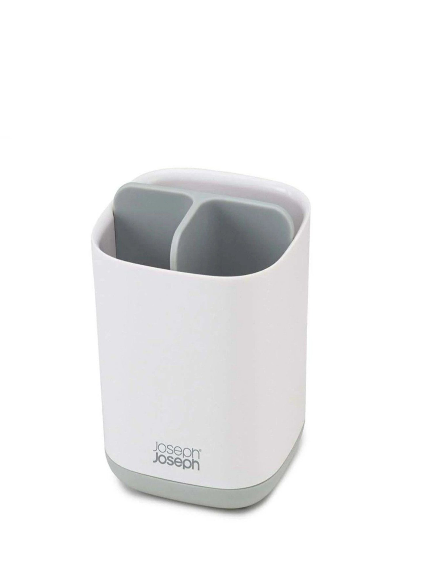 Joseph Joseph Grey & White Polypropylene Toothbrush Caddy