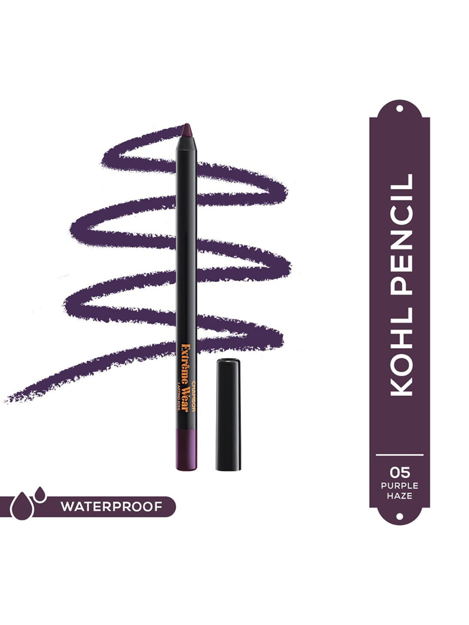CHAMBOR Extreme Wear Lasting Kohl 05 Purple Haze - 1.2 gm