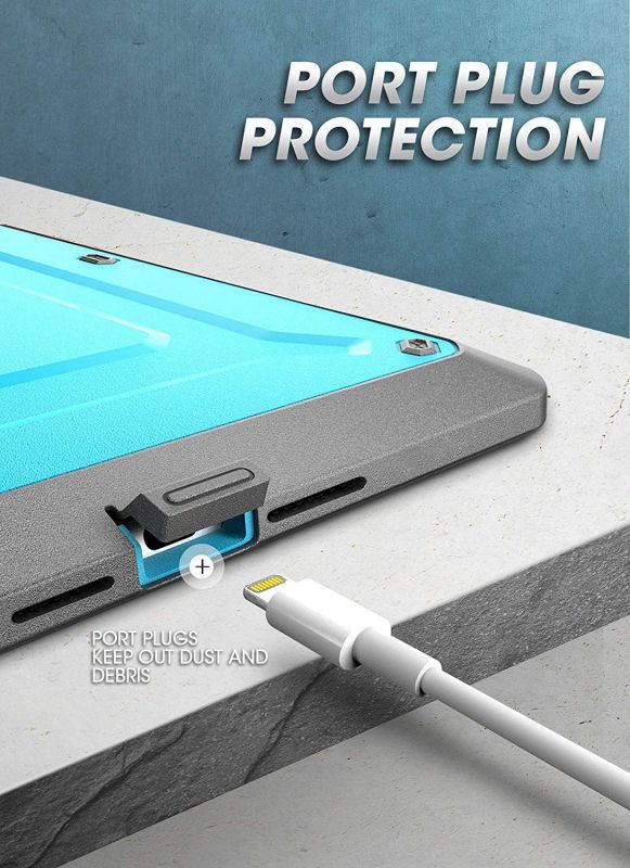 SUPCASE Designed for iPad 10.2 2019, iPad 7th Generation, [Unicorn Beetle Pro Series] with Built-in Screen Protector and Dual Layer Full Body Rugged Protective Case for iPad 10.2 Inch 2019 (Blue)