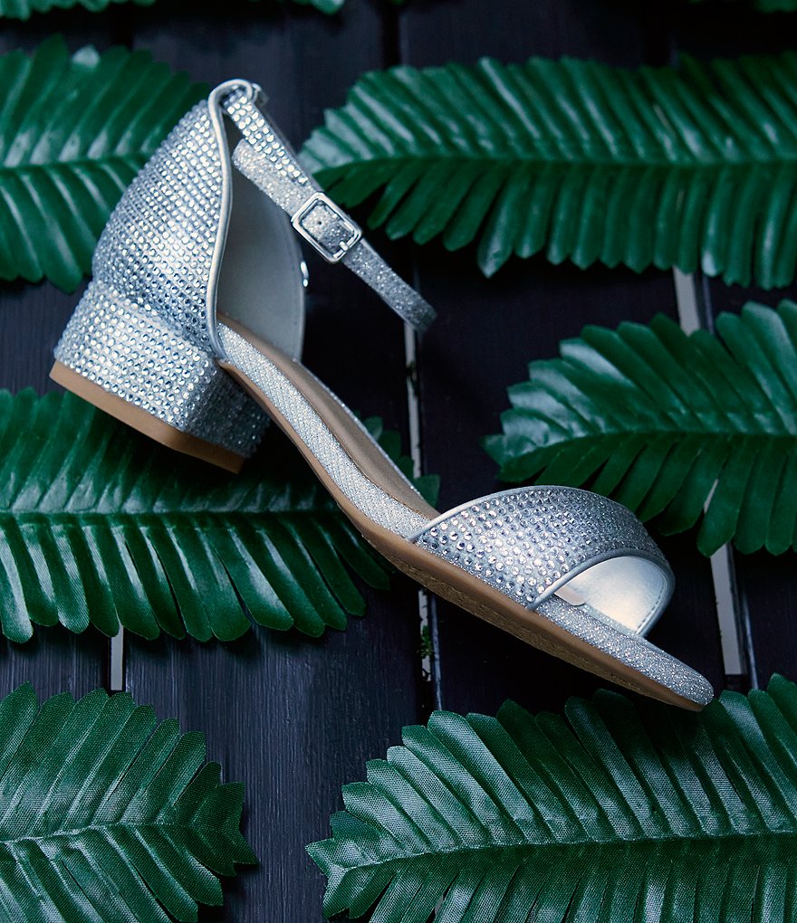 GB Girls' Amaze-Girl Jeweled Two Piece Dress Sandals (Toddler)