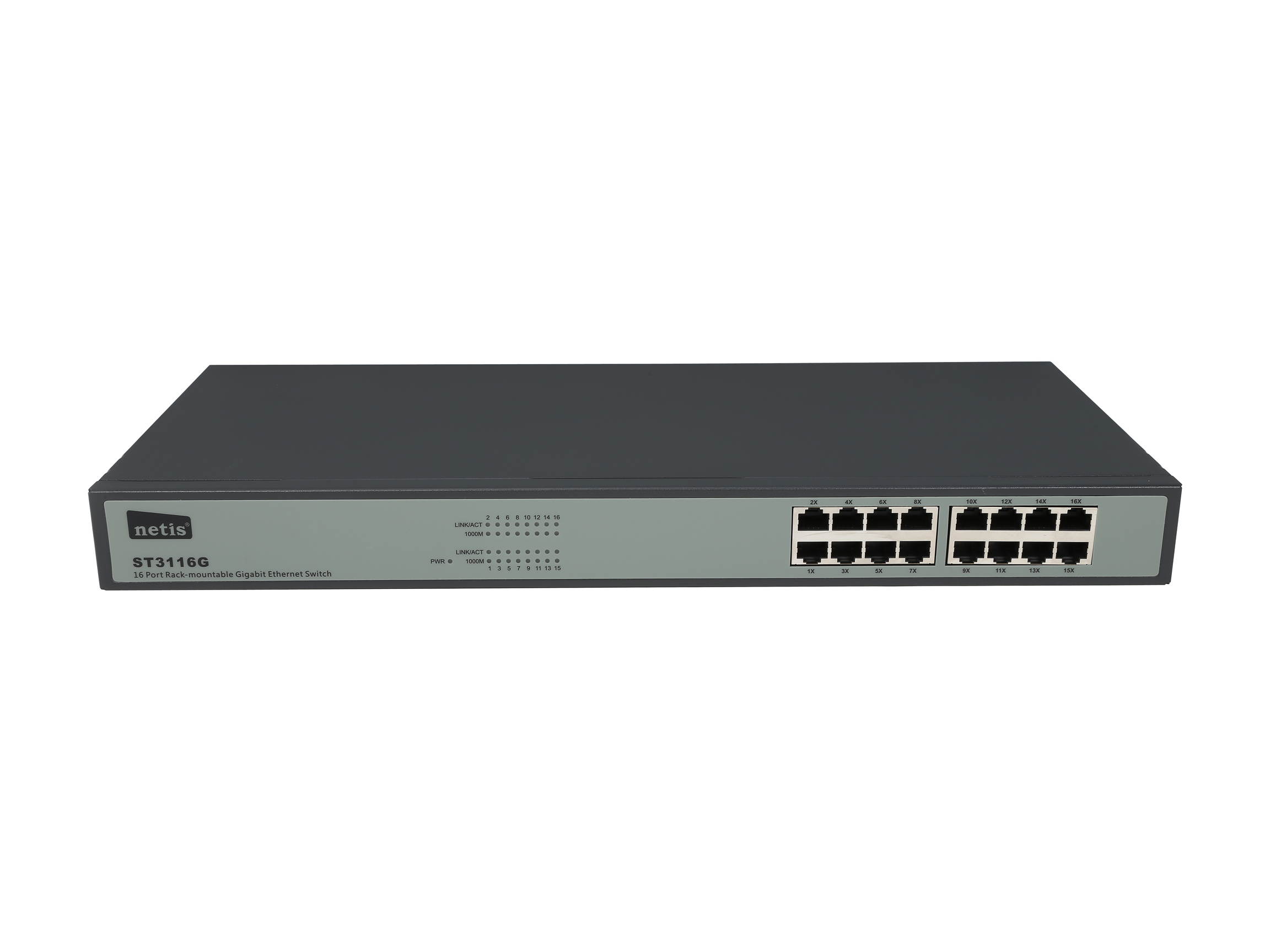 NETIS ST3116G 16 Port Gigabit Ethernet Rackmount Switch