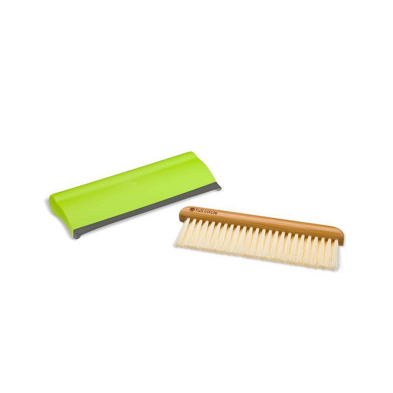 Full Circle Crumb Runner Counter Sweep and Squeegee - Green