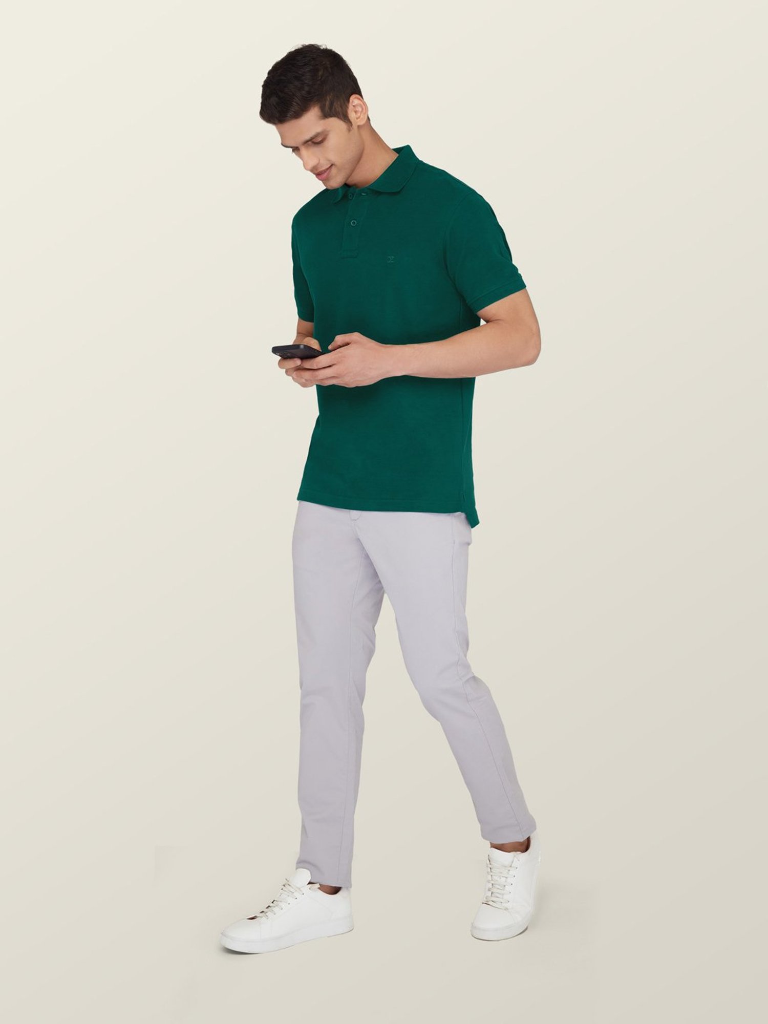 XYXX Dark Green Polo T-Shirt
