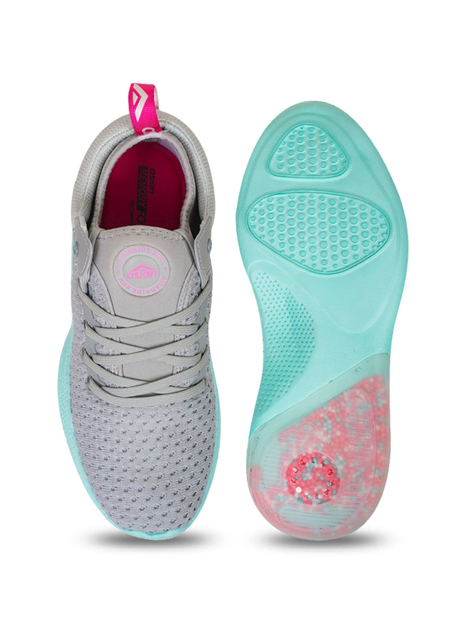 Asian Women's Grey Running Shoes
