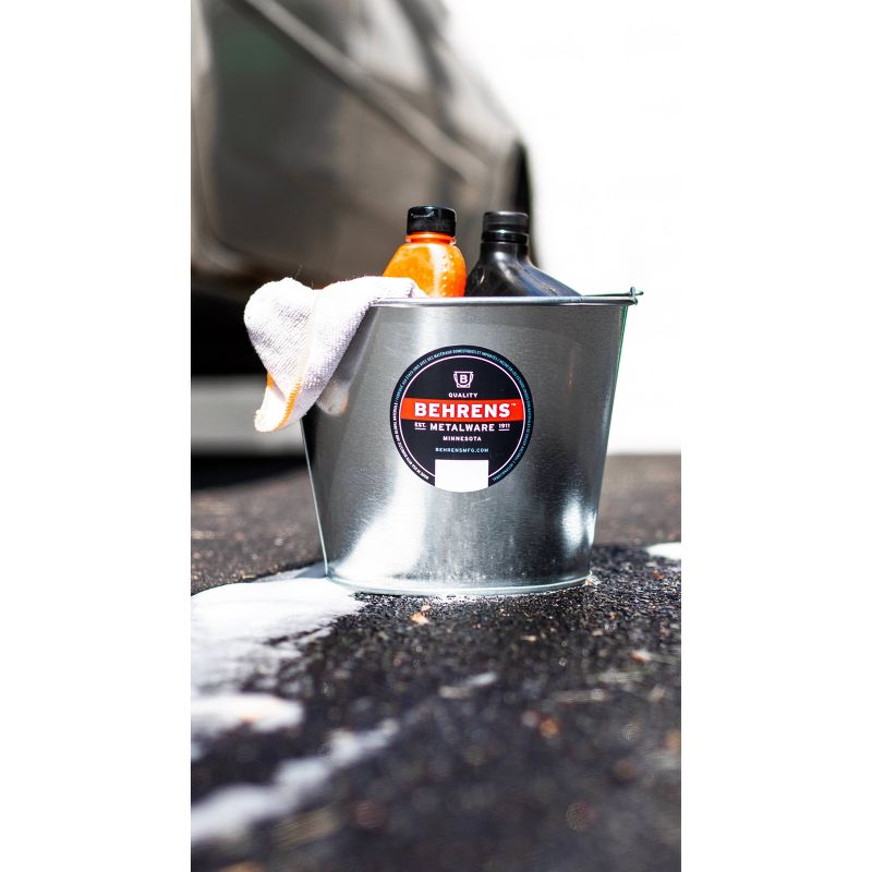 Behrens 5qt 3pk Galvanized Steel Pail Silver