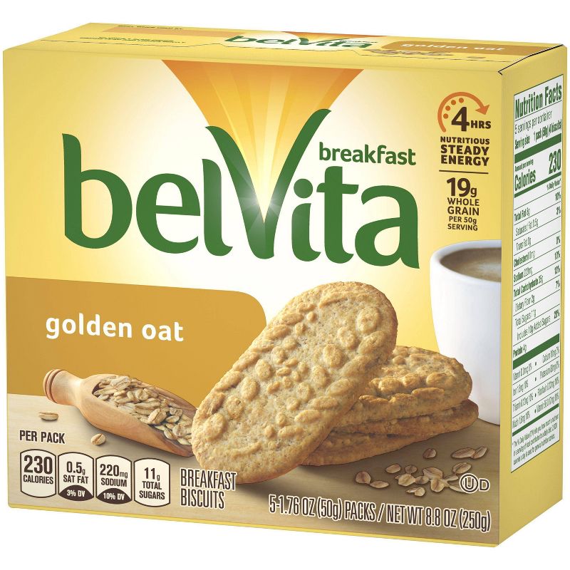 belVita Golden Oat Breakfast Biscuits - 5 Packs