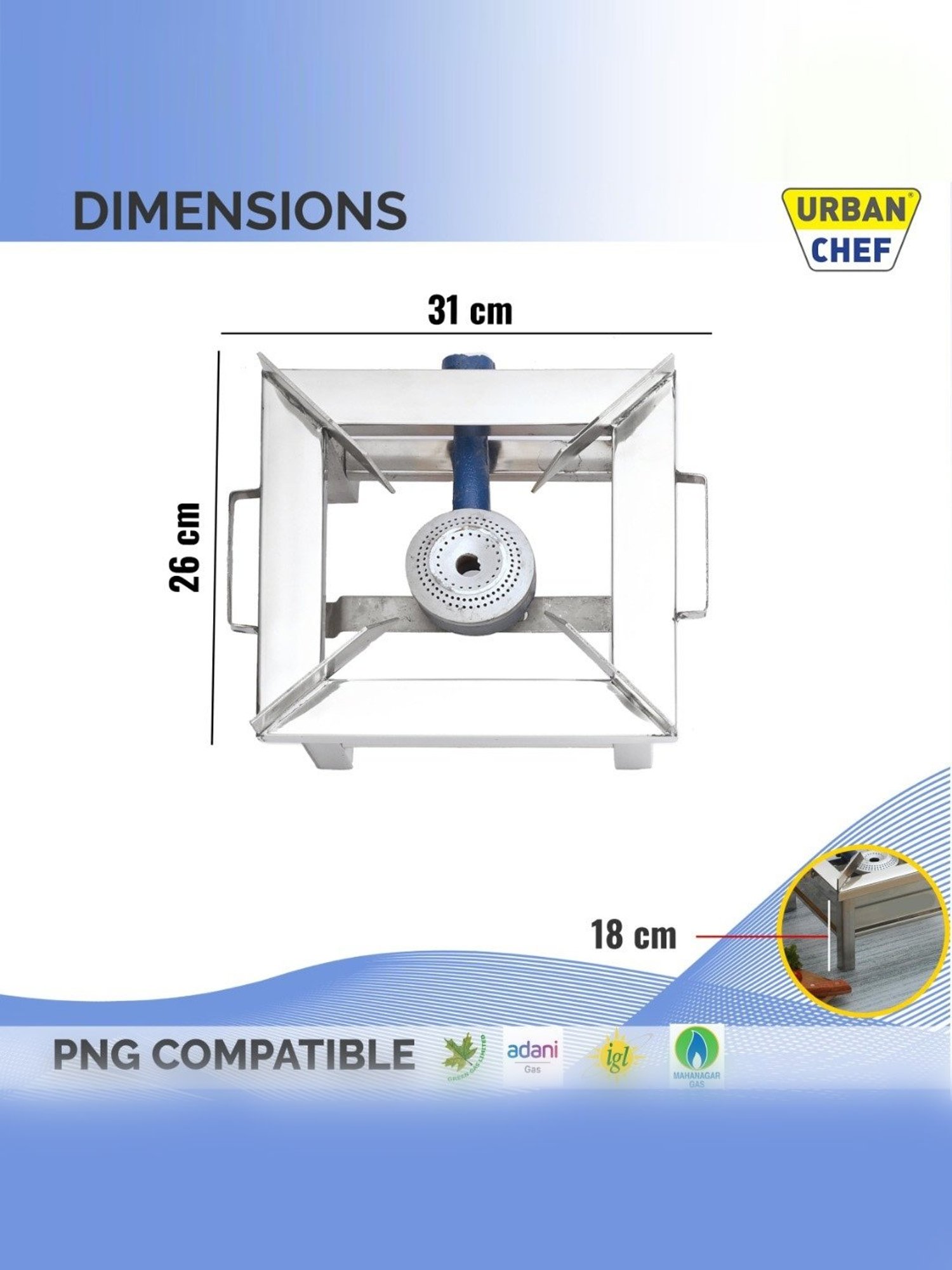 Range Kleen 4pc Porcelain Drip Pan Set Black