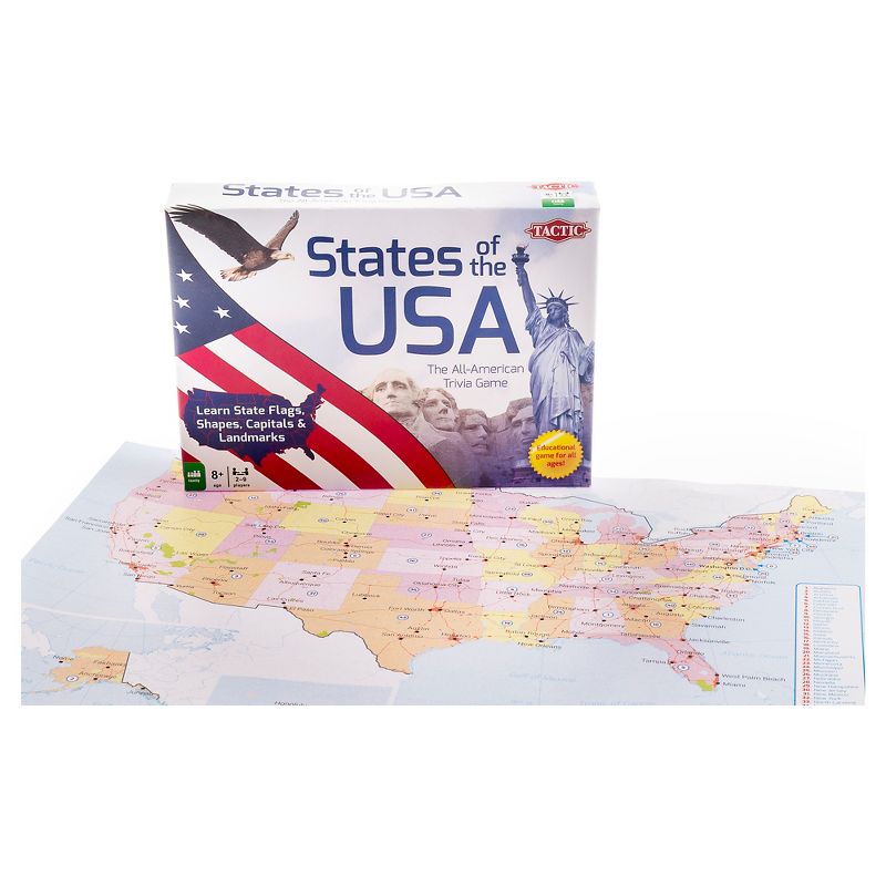 Tactic States of the USA Trivia Board Game