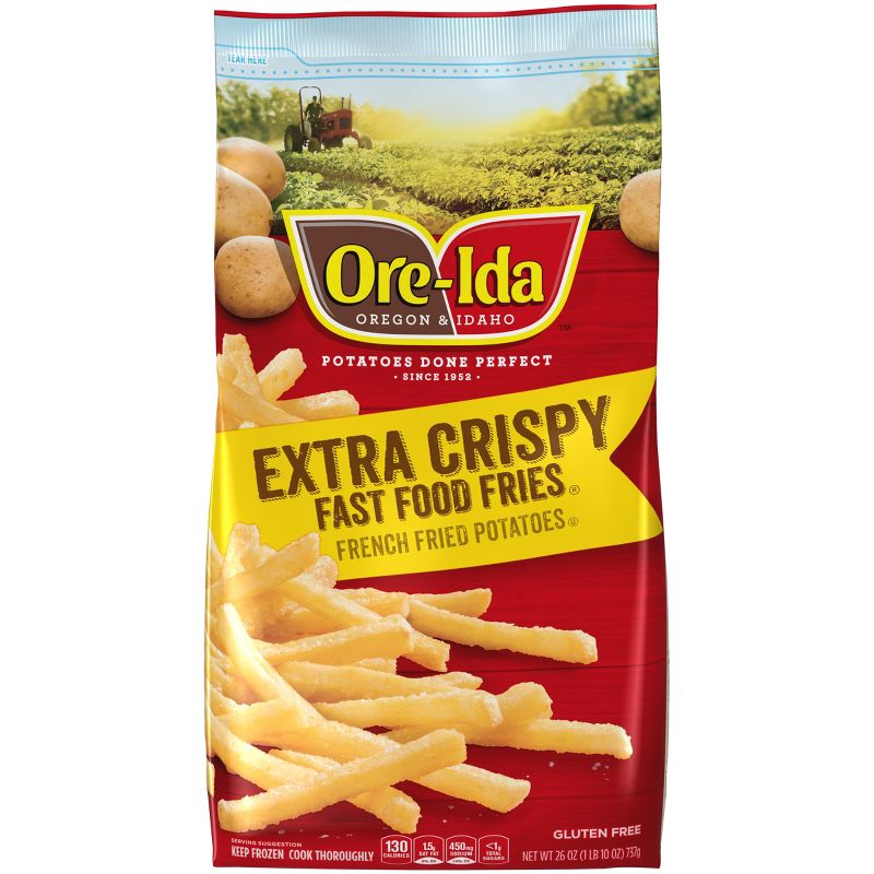 Ore-Ida Extra Crispy Frozen Fast Food Fries - 26oz
