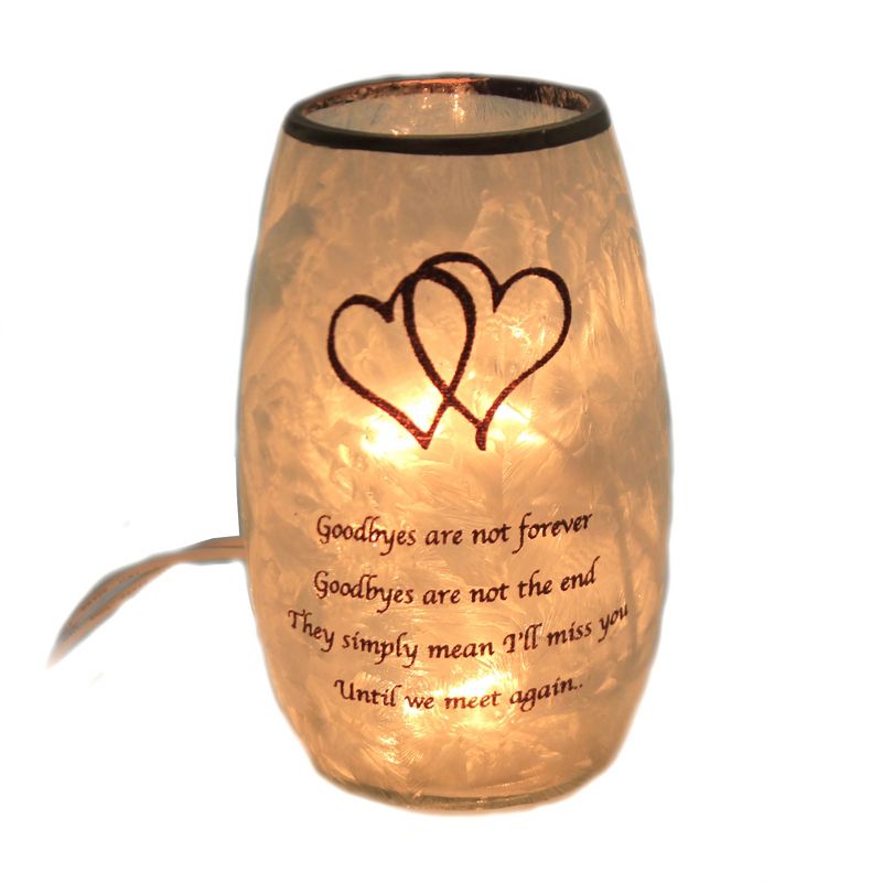 Stony Creek 5.0" Heartfelt Blessing Small Vase Memorial  -  Novelty Sculpture Lights