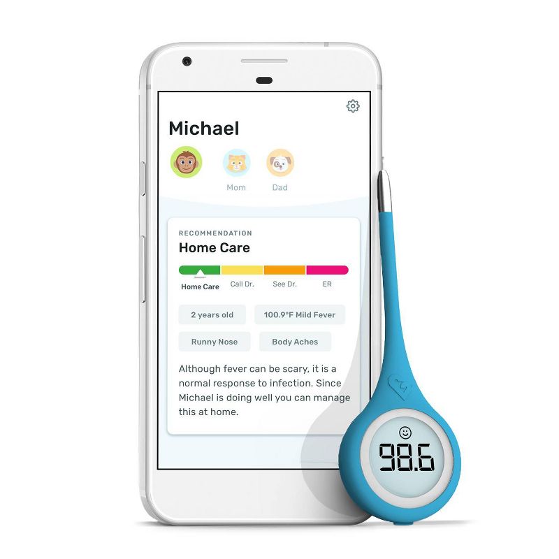 Kinsa QuickCare Bluetooth Digital Thermometer