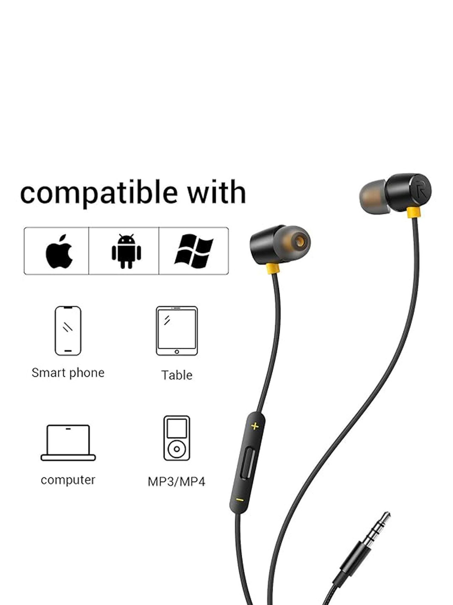 Boat Airdopes Sonik BT Earbuds with 60Hrs Playback & ENx Technology (Thunder Black, True Wireless)