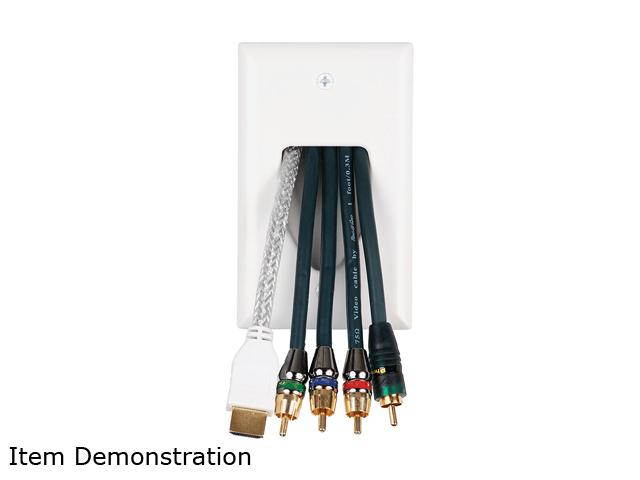 DataComm 45-0001-WH Cable Faceplate