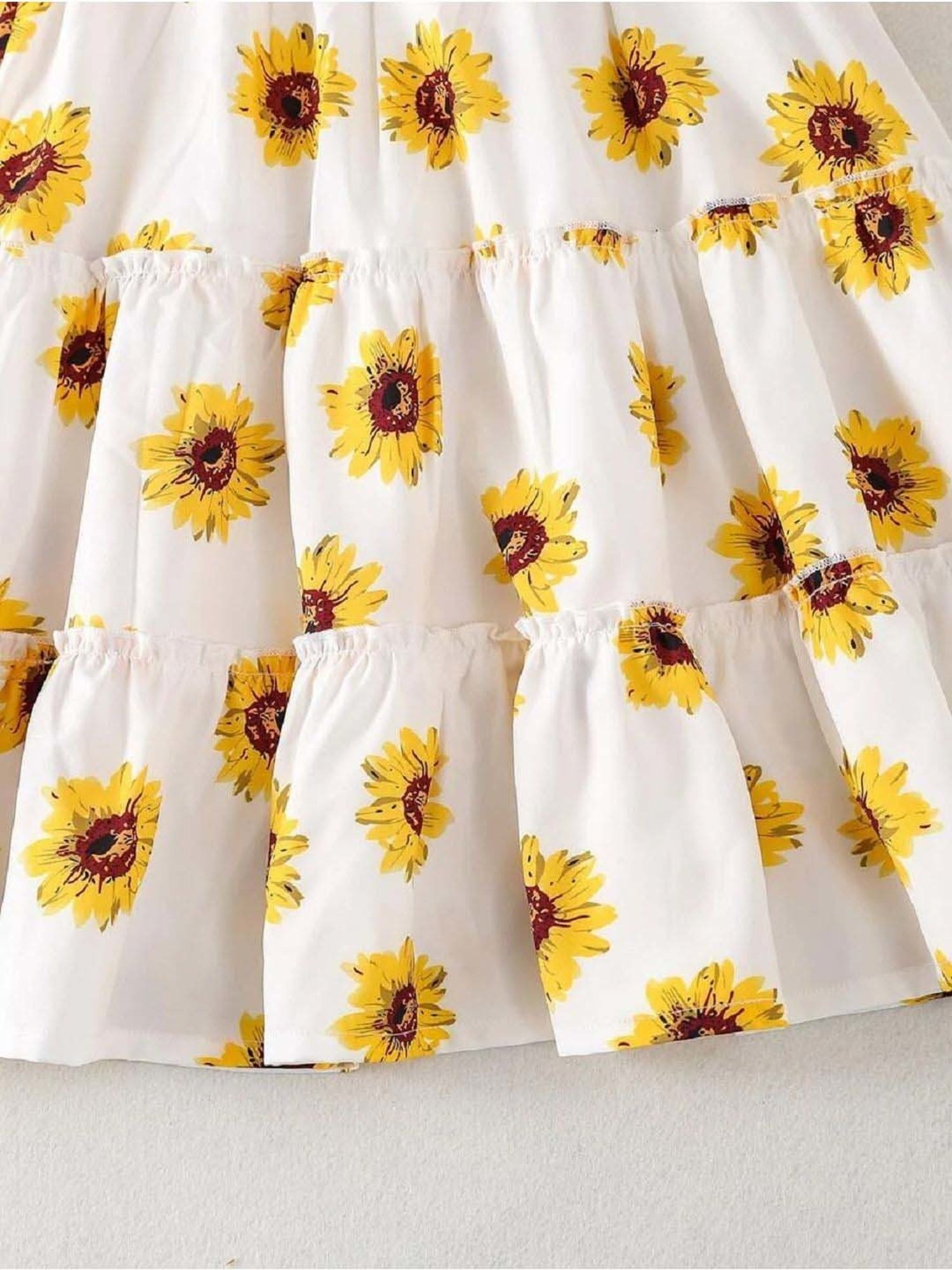 Many Frocks Kids Red Solid Dress