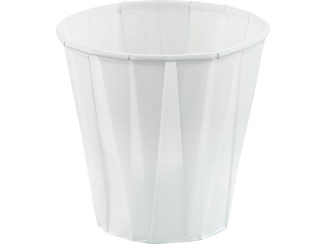Solo Cup 4502050 3.50 oz. Paper Cups, White, 100 / Pack