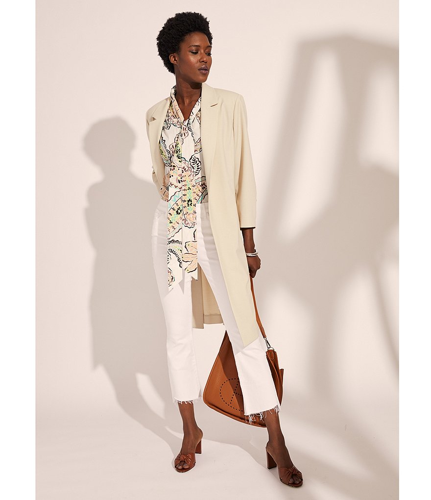 Kasper Glen Plaid Notch Lapel Two Button Front Pocket Jacket