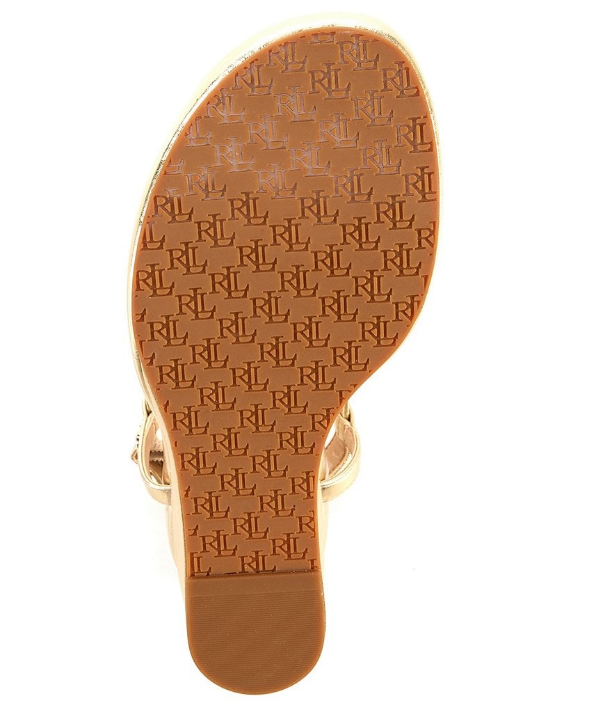 Lauren Ralph Lauren Jeannie Metallic Wedges