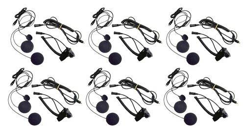 Midland AVP-H2 (6 Pack) Closed Face Helmet Headset Kit