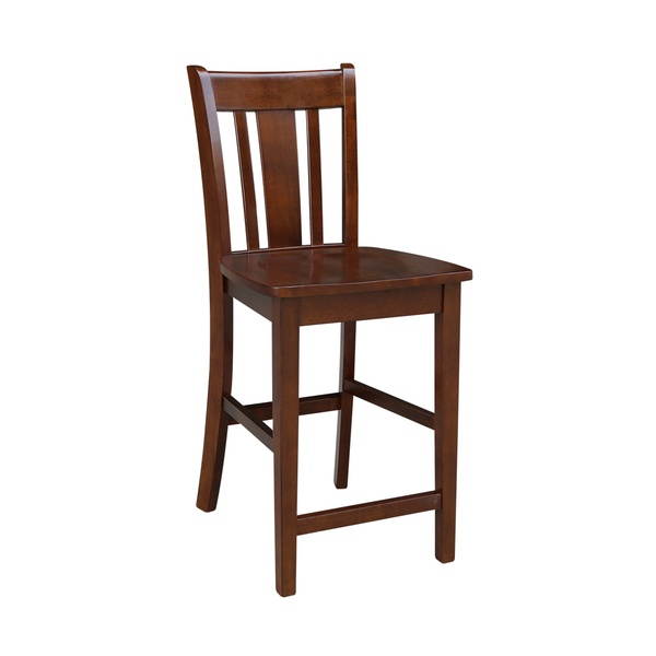 International Concepts S581-102 San Remo Counterheight Stool - 24'' SH Espresso