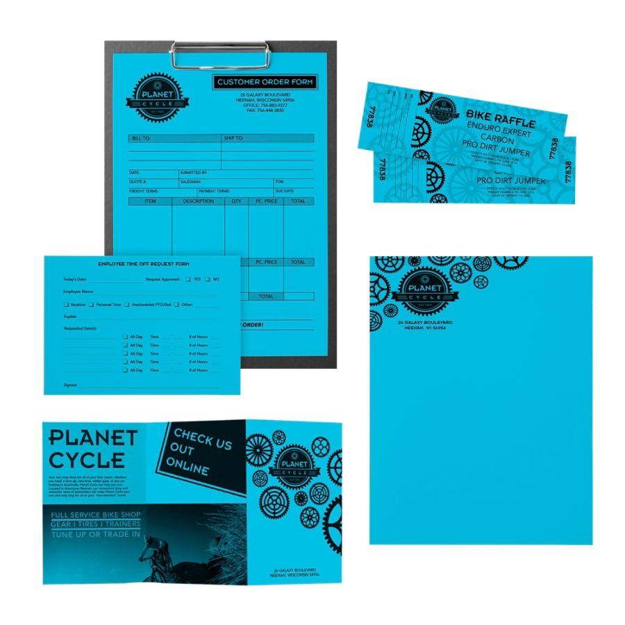 Astrobrights Acid-Free Copy Paper, 8-1/2 X 11 in, 24 lb, Lunar Blue, Pack of 500