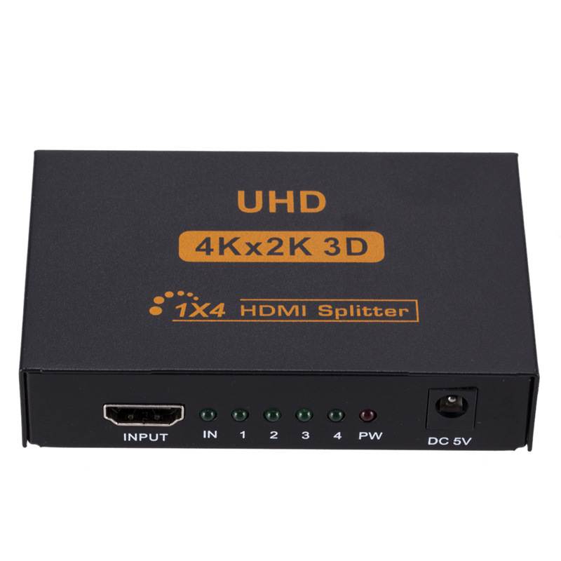 4K 30hz 1X4 HDMI Splitter 1 IN 4 OUT,1 to 4 Splitter HDMI V1.4