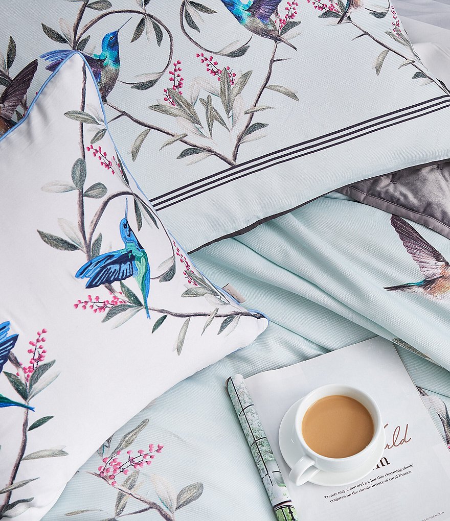 Ted Baker London Highgrove Floral Mint Duvet Cover Mini Set