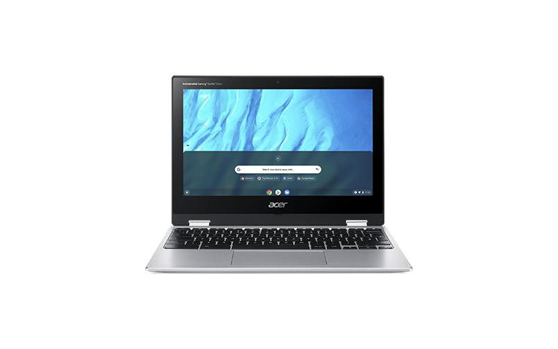 Acer Convertible Chromebook, 11.6" IPS Touch, Convert MTK MT8183 Processor, 4GB RAM, 32GB eMMC, Chrome OS, Silver, CP311-3H-K4S1
