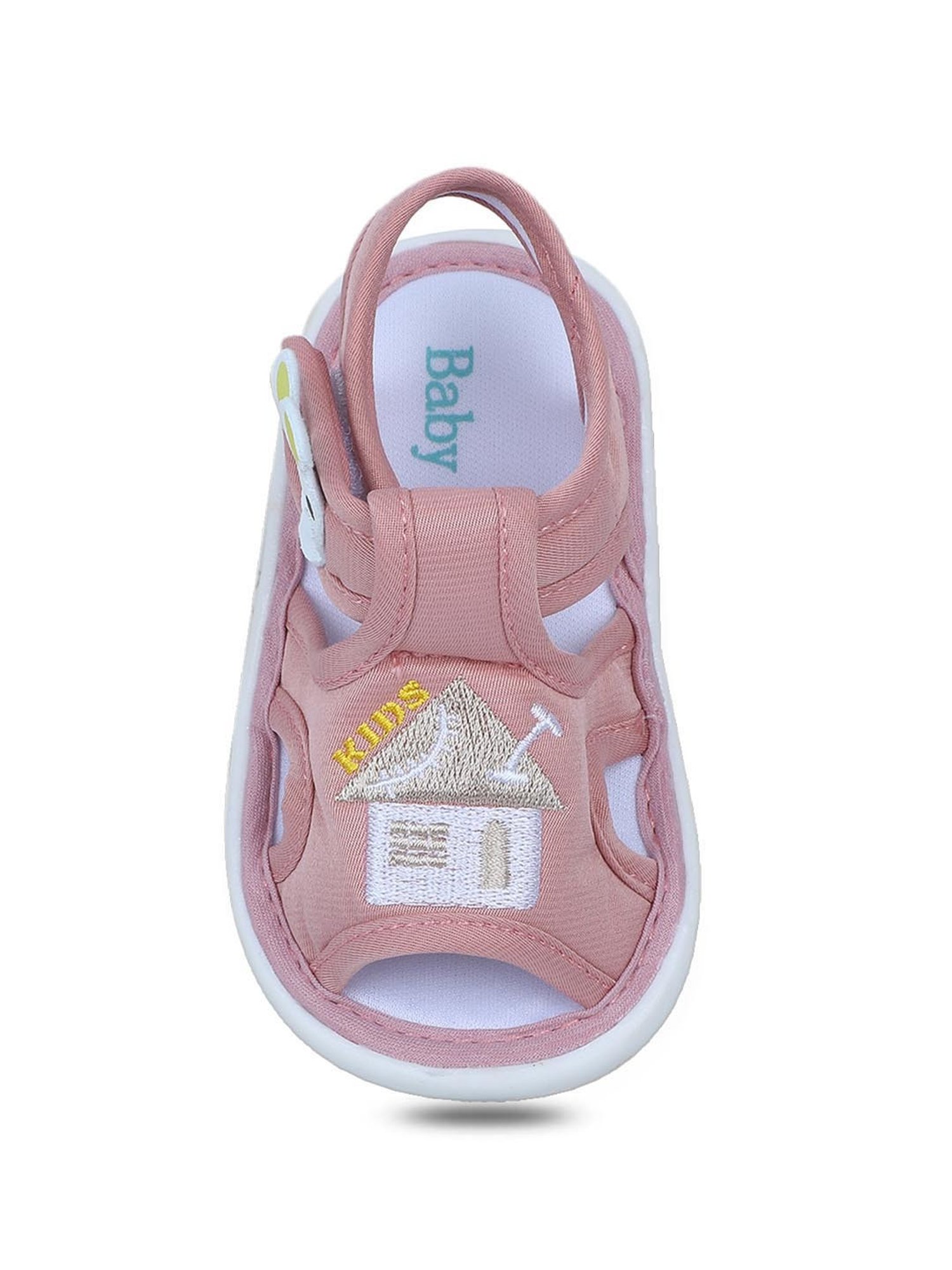 Passion Petals Kids Pink Sling Back Clogs