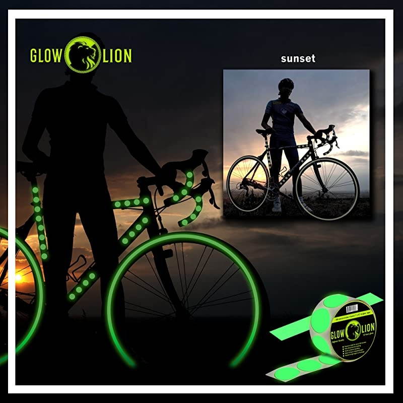 in The Dark Tape DotsCircles Stickers Huge Roll of 150 Dots Great for Kids Walls Parties Bikes Kids Wagons Shoes