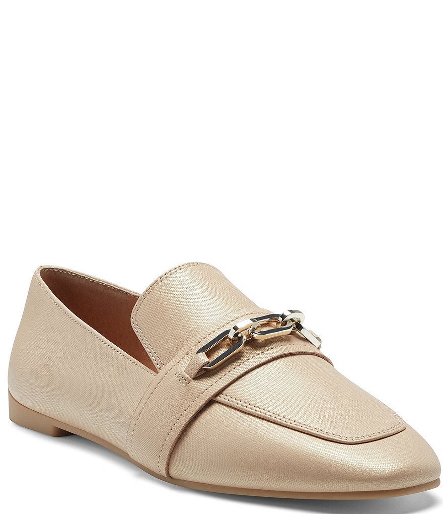 CC Corso Como Karri Leather Chain Link Detail Loafers