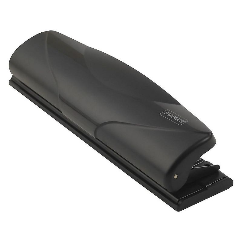 Staples Mini 3-Hole Punch 6 Sheet Capacity Black (21419-CC) 368493