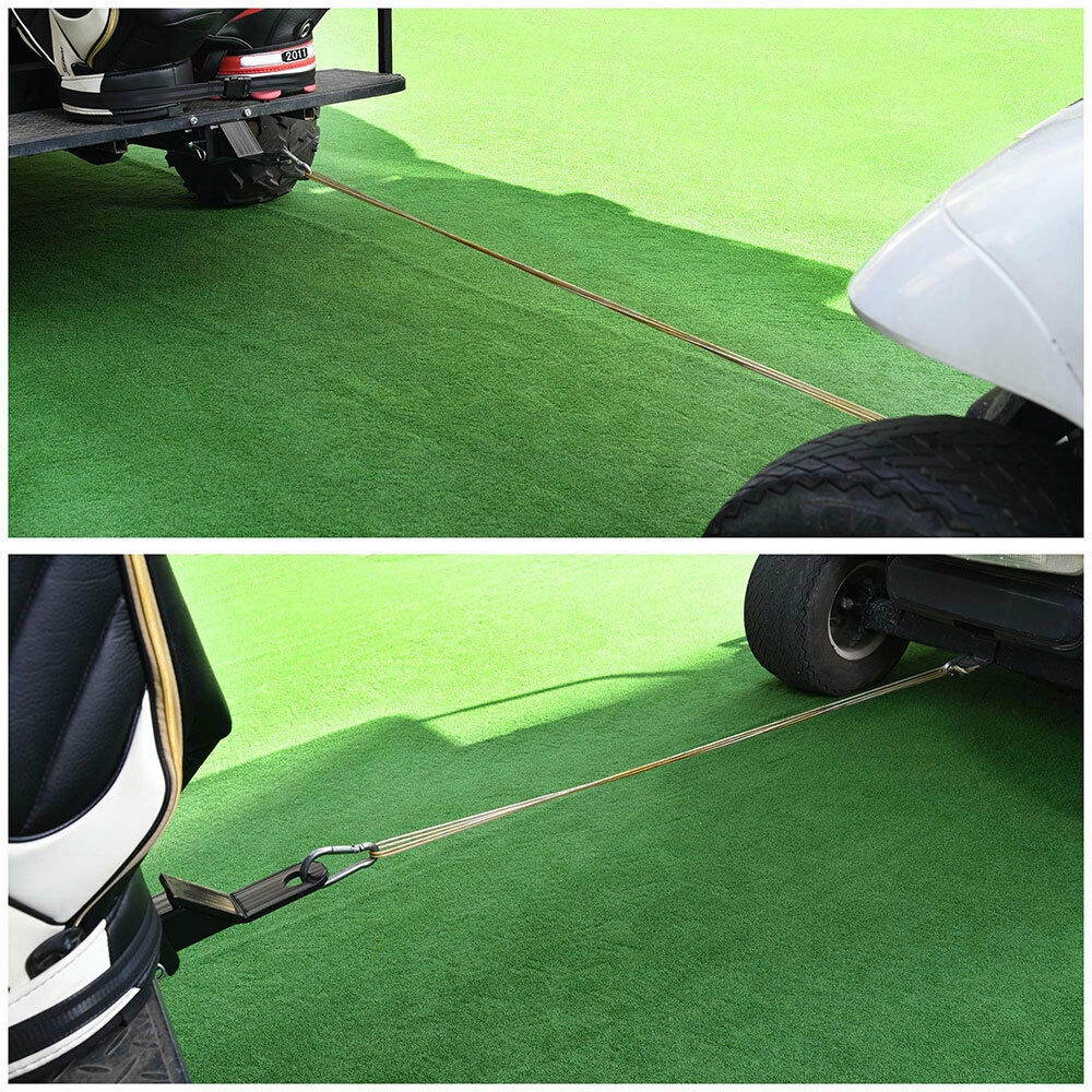 Golf Cart Trailer Hitch Fit for Backseat Footrest Rear Seat Club Car EZGO