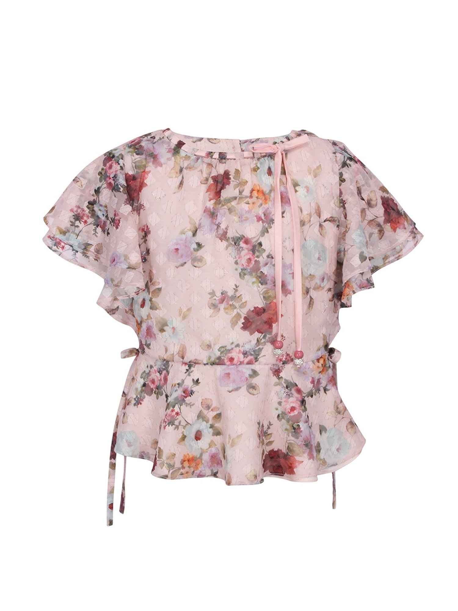 Tiny Girl Kids Pink Solid Top