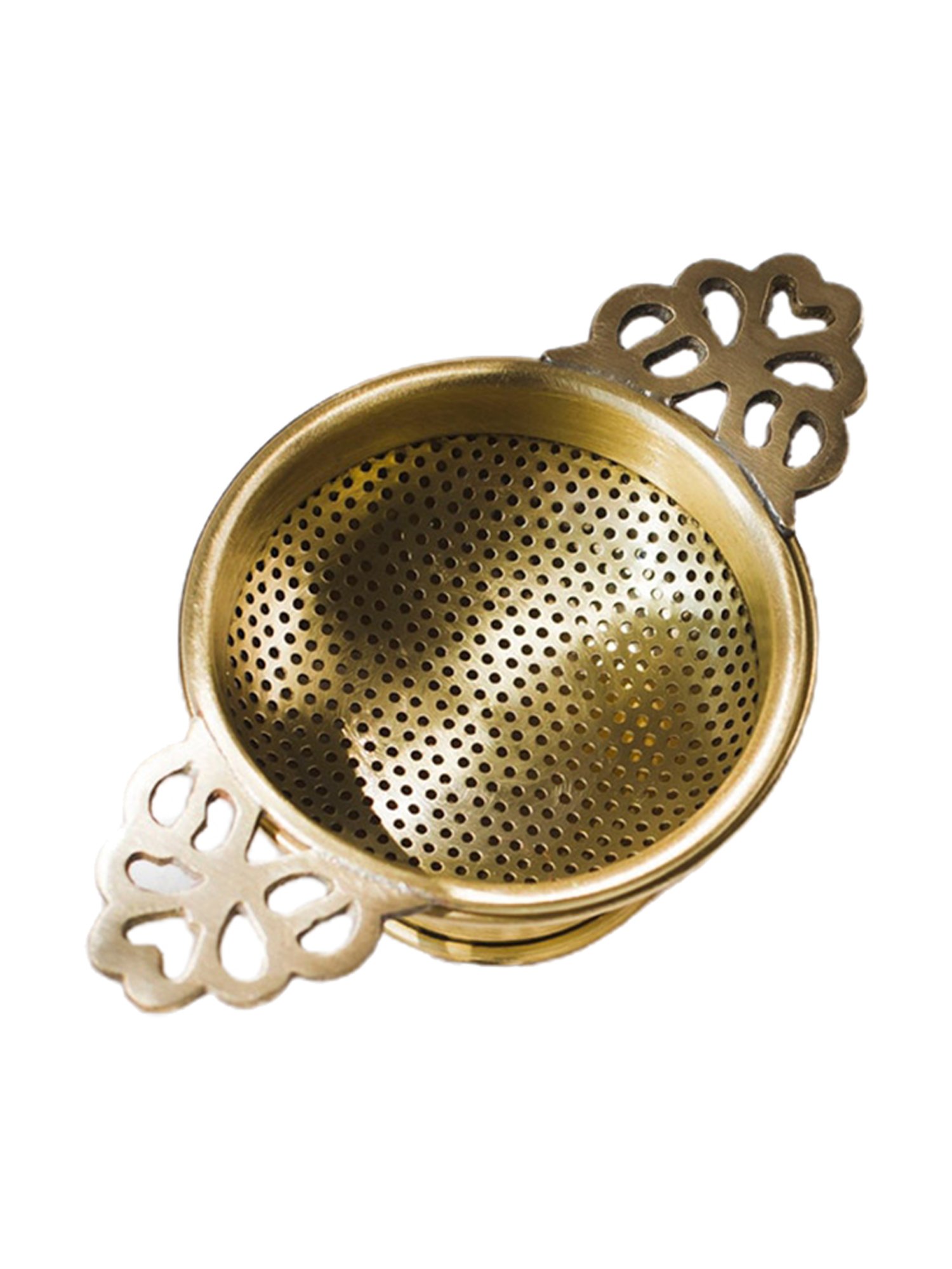 Fabindia Farid Brass Tea Strainer  Set of 2