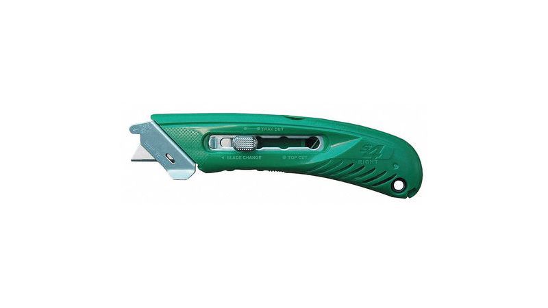 PACIFIC HANDY CUTTER, INC S4R Safety Knife, 3 Fixed Blade Depths, Safety Point,